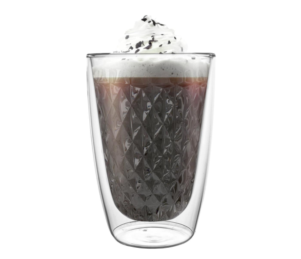 EZYSTYLE Szklanki termiczne Ezy Style "Diamond" 250ml do kawy/harbaty - 1462726 - zdjęcie 2